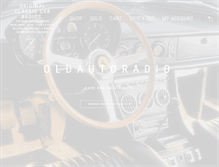 Tablet Screenshot of oldautoradio.com
